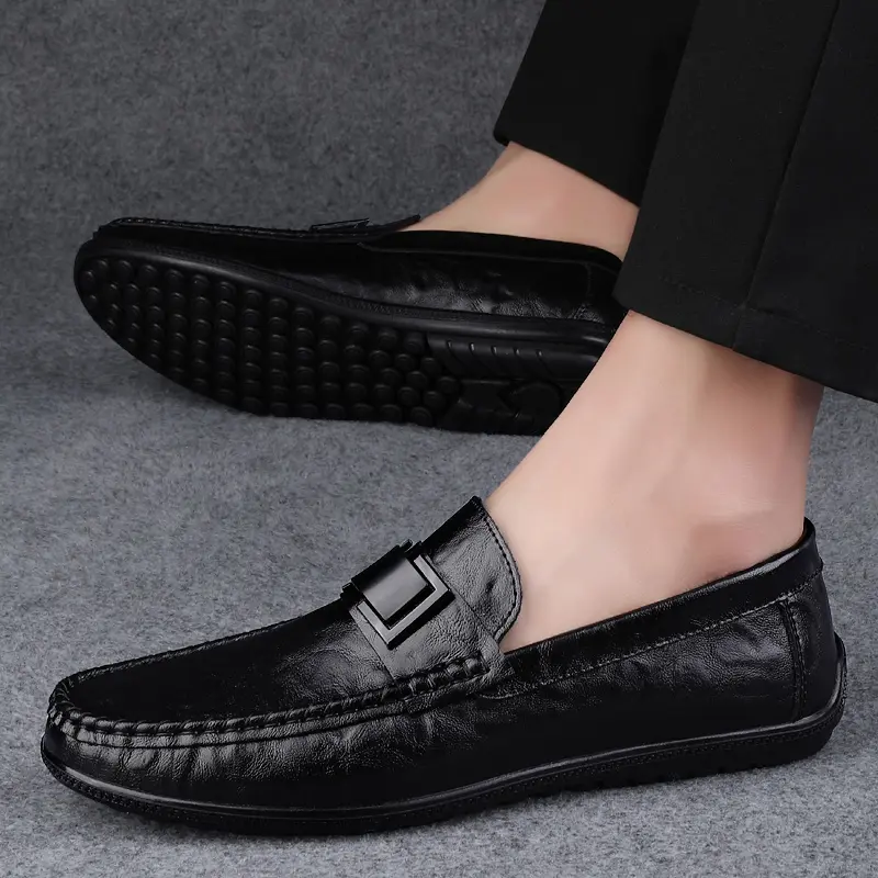 Leather Shoes Casual Business Shoes for Men Dress Tenis De Hombre Moccasins Mokasin Tenis Caballero Designer