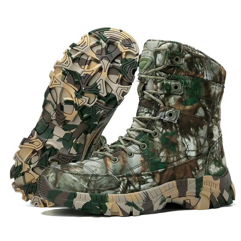 Outdoor Leather Mens Slip on Boots Platform Shoes Luxury Brand Men Winter Plush Snow Boots Fashion All-match Men Motocross Boots