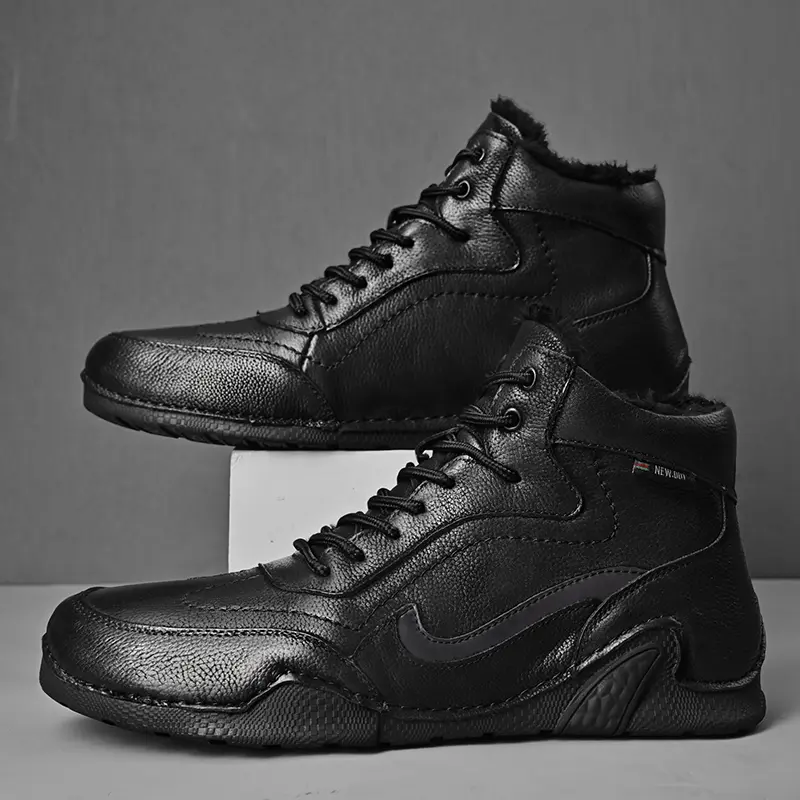 Leather Ankle Boots Casual New Boots for Men Dress Tenis De Hombre Moccasins Mokasin Tenis Caballero Designer