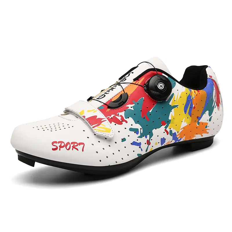 Cycling Sneaker Mtb with Cleats Men Carbon Sports Speed Bike Shoes Women Mountain Racing Flat SPD Road Cycling Footwear