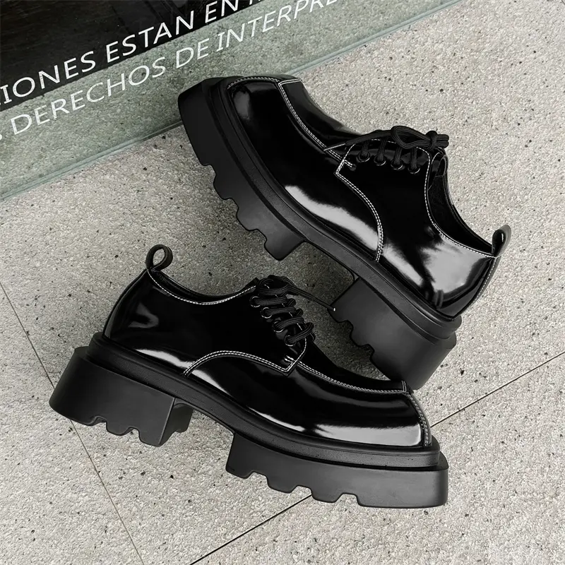 Men's Loafers Luxury Brand Leather Dress Shoes Breathable Slip-On Solid Formal Casual Shoes Handmade Designer Men Shoes Mocassin