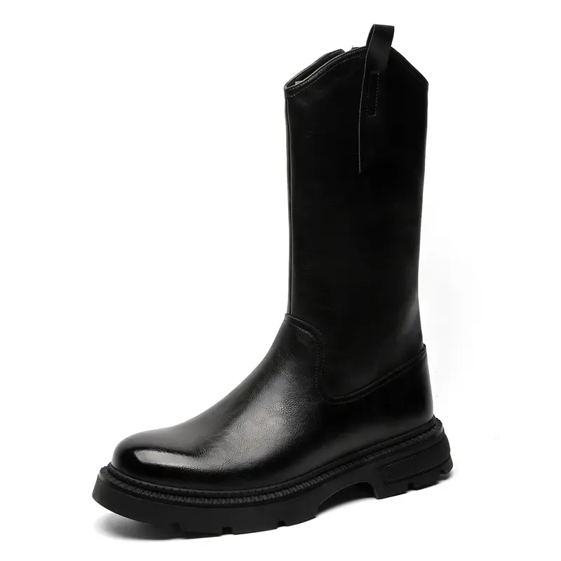 Leather Chelsea Ankle Boots Casual Shoes for Men Fashion Dress Tenis De Hombre Moccasins Tenis Caballero Designer Sneakers