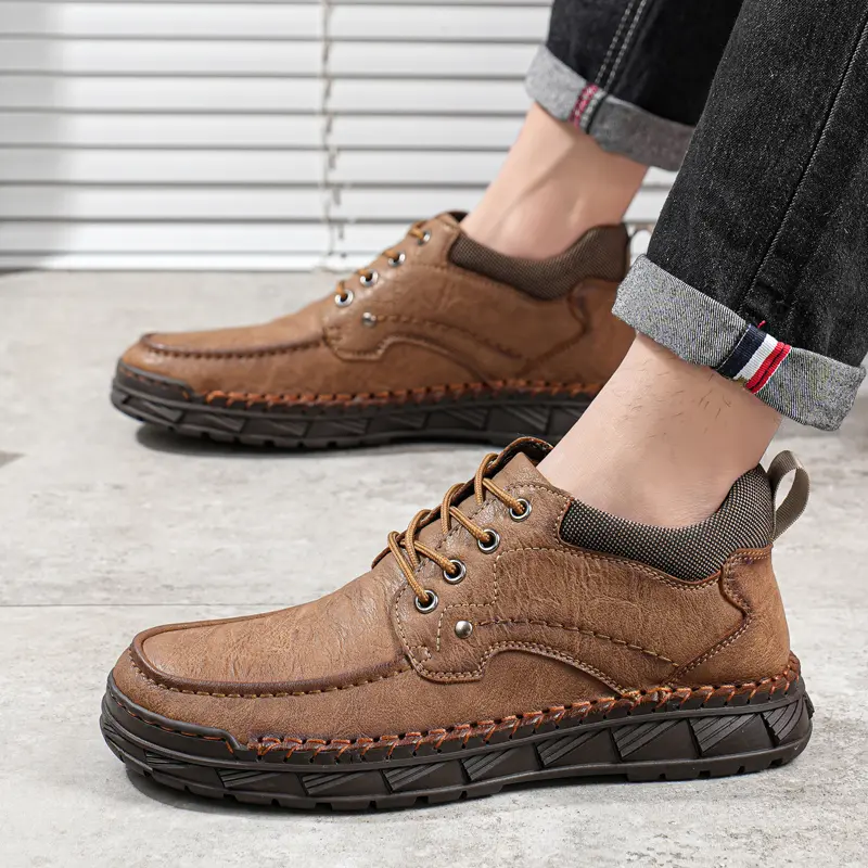 Leather Shoes Casual Business Shoes for Men Dress Tenis De Hombre Moccasins Mokasin Tenis Caballero Designer