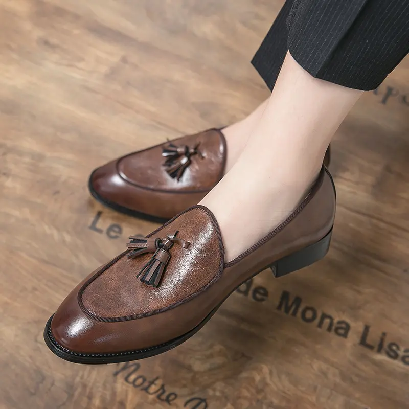 Leather Shoes Casual Business Shoes for Men Dress Tenis De Hombre Moccasins Mokasin Tenis Caballero Designer sneakers