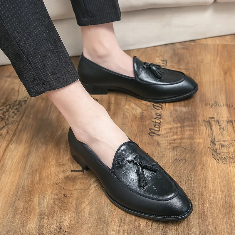 Leather Shoes Casual Business Shoes for Men Dress Tenis De Hombre Moccasins Mokasin Tenis Caballero Designer sneakers