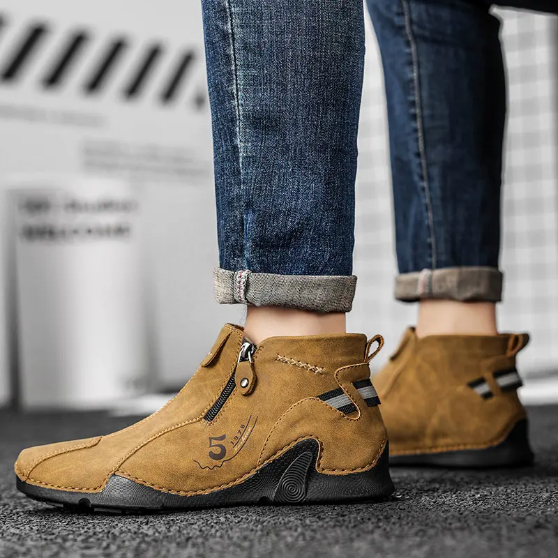 Leather Shoes Casual Business Shoes for Men Dress Sneakers Tenis De Hombre Moccasins Mokasin Tenis Caballero Designer