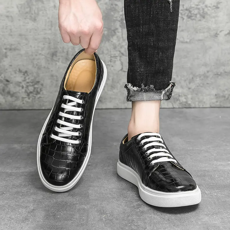 Leather Shoes Formal Personality Design Tenis Men De Hombre Moccasins Tenis Caballero Designer sneakers Fashion Dress