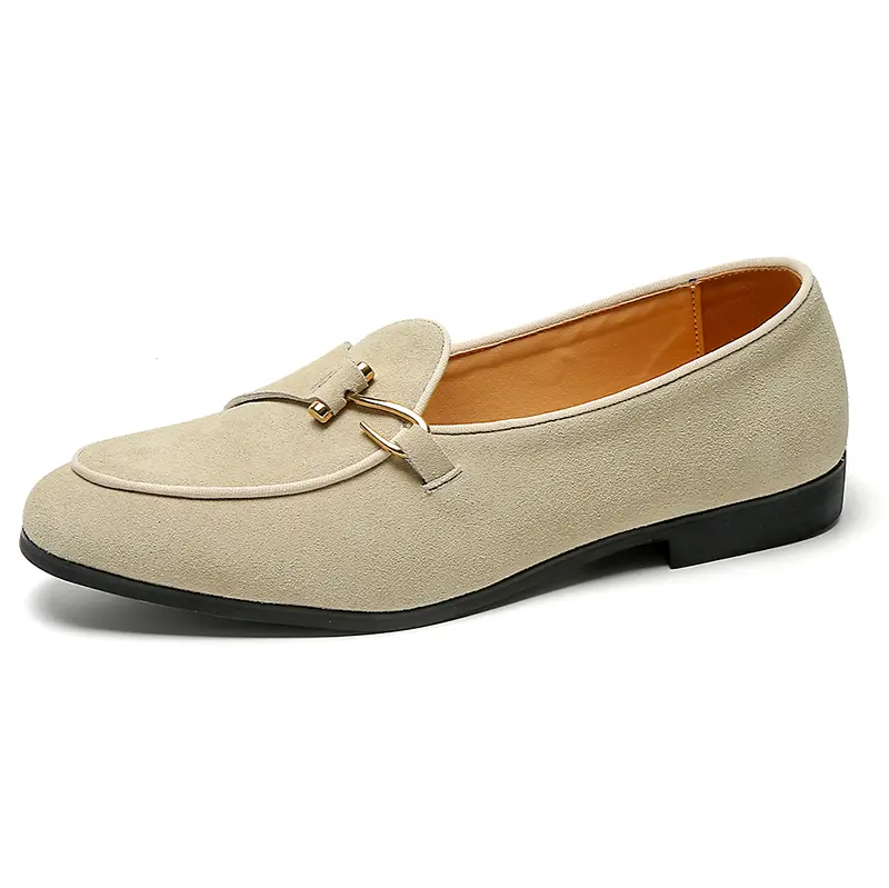 Men's Loafers Luxury Brand Leather Dress Shoes Breathable Slip-On Solid Formal Casual Shoes Handmade Designer Men Shoes Mocassin