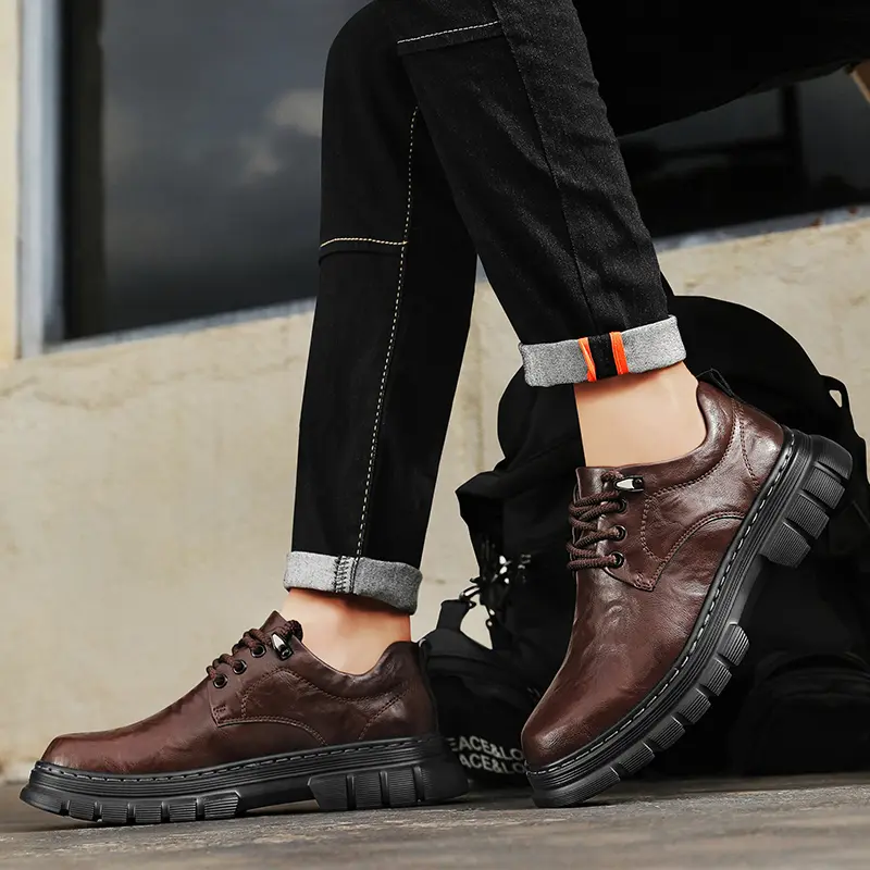 Leather Shoes Casual Business Shoes for Men Dress Tenis De Hombre Moccasins Mokasin Tenis Caballero Designer