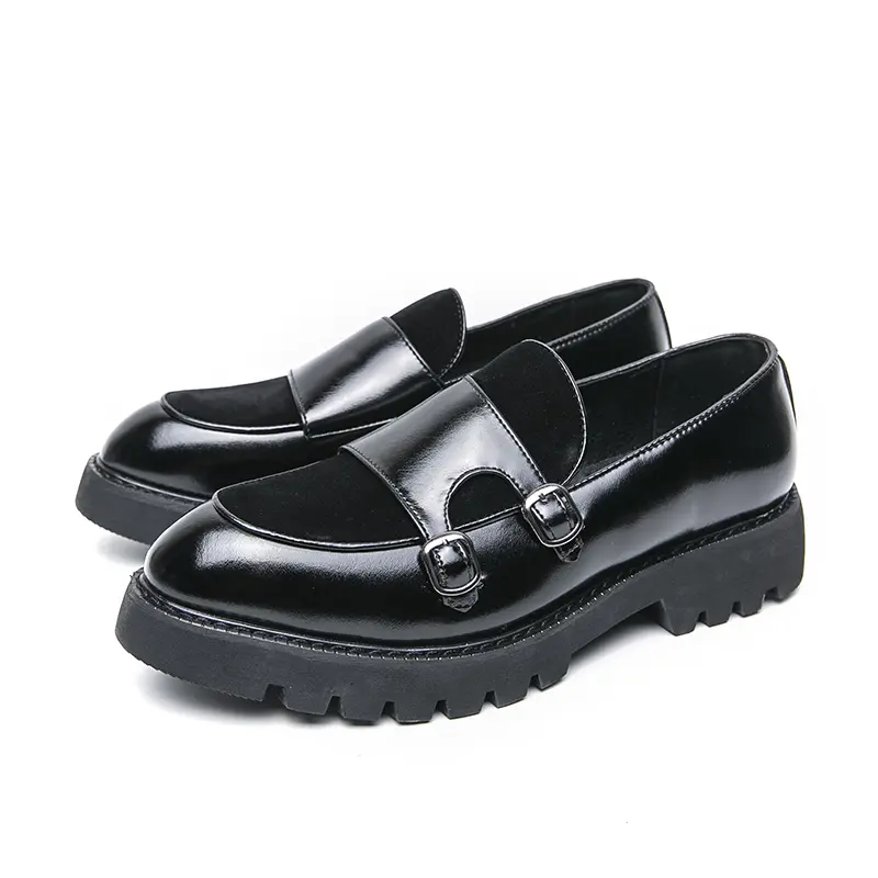 Men's Loafers Luxury Brand Leather Dress Shoes Breathable Slip-On Solid Formal Casual Shoes Handmade Designer Men Shoes Mocassin