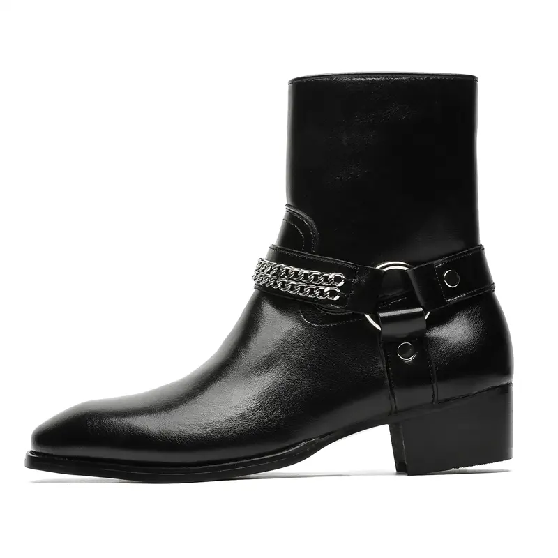 Men's Loafers Luxury Brand Leather Dress Shoes Breathable Slip-On Solid Formal Casual Shoes Handmade Designer Men Shoes Mocassin