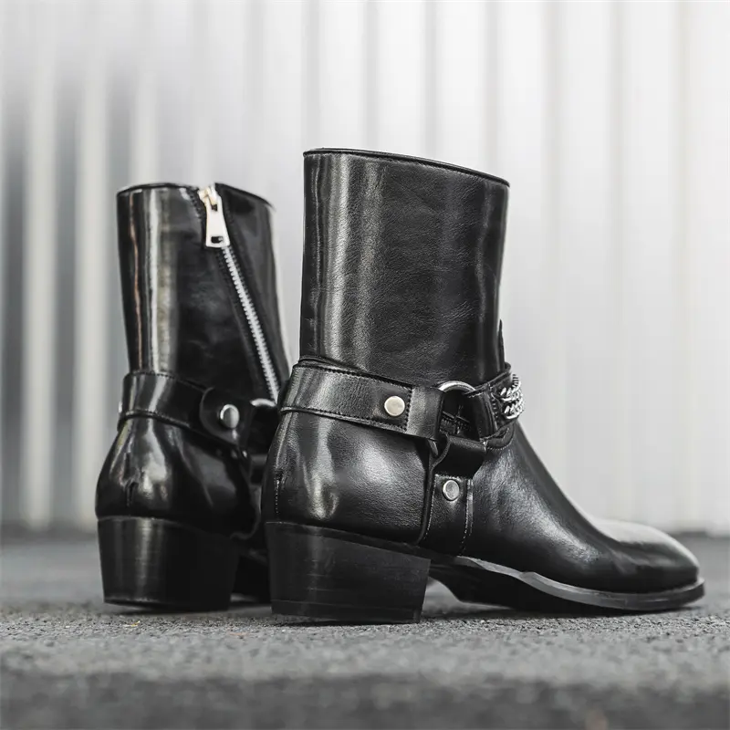 Men's Loafers Luxury Brand Leather Dress Shoes Breathable Slip-On Solid Formal Casual Shoes Handmade Designer Men Shoes Mocassin