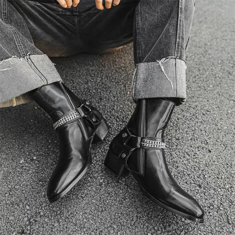 Men's Loafers Luxury Brand Leather Dress Shoes Breathable Slip-On Solid Formal Casual Shoes Handmade Designer Men Shoes Mocassin