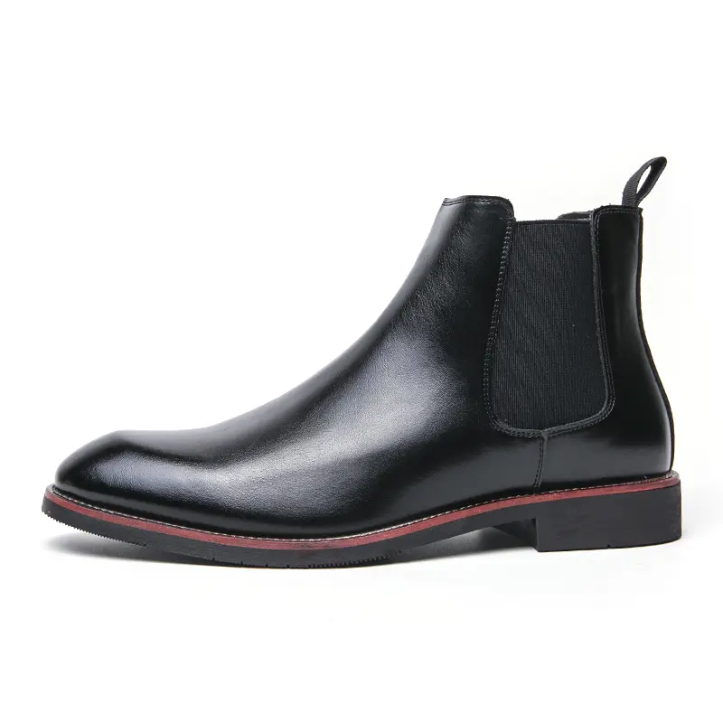 Leather Chelsea Ankle Boots Casual Shoes for Men Fashion Dress Tenis De Hombre Moccasins Tenis Caballero Designer Sneakers