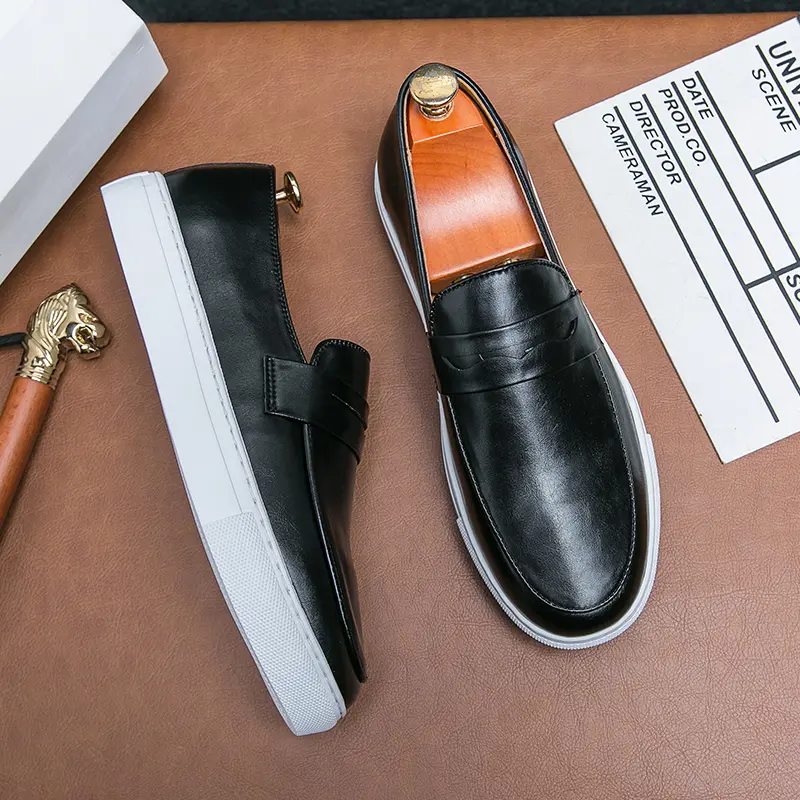Shoes Men Casual Leather Business Tenis Masculino Dress Tenis De Hombre Moccasins Mokasin Tenis Caballero Designer Loafers