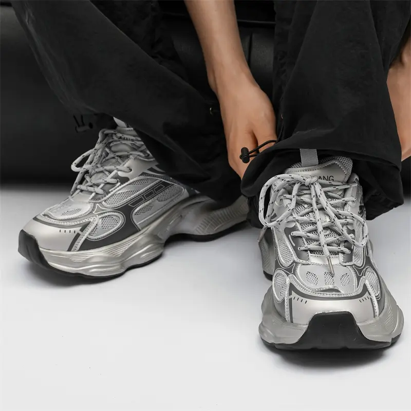 Leather Sport Shoes Casual Shoes for Men Fashion Dress Tenis De Hombre Moccasins Tenis Caballero Designer sneakers
