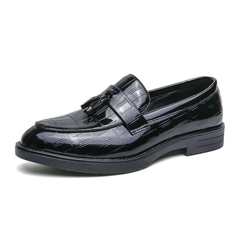 Men's Loafers Luxury Brand Leather Dress Shoes Breathable Slip-On Solid Formal Casual Shoes Handmade Designer Men Shoes Mocassin