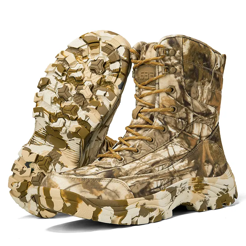 Outdoor Leather Mens Slip on Boots Platform Shoes Luxury Brand Men Winter Plush Snow Boots Fashion All-match Men Motocross Boots