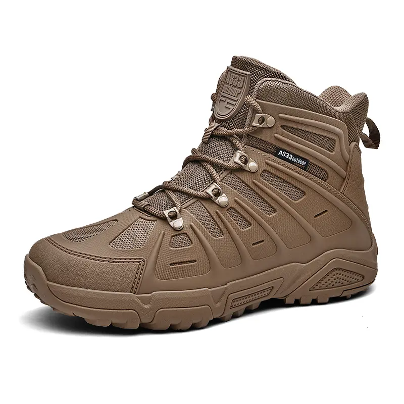 Outdoor Leather Mens Slip on Boots Platform Shoes Luxury Brand Men Winter Plush Snow Boots Fashion All-match Men Motocross Boots