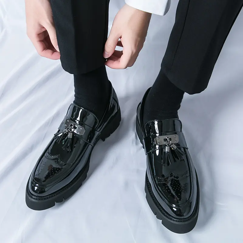 Leather Shoes Casual Business Shoes for Men Dress Tenis De Hombre Moccasins Mokasin Tenis Caballero Designer
