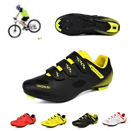 Cycling Sneaker Mtb with Cleats Men Carbon Sports Speed Bike Shoes Women Mountain Racing Flat SPD Road Cycling Footwear