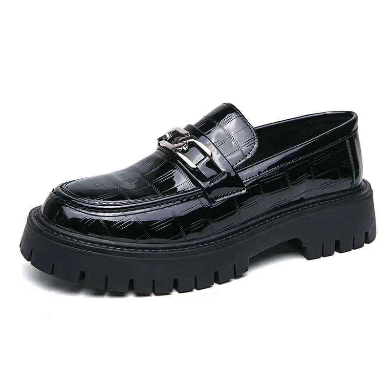 Men's Loafers Luxury Brand Leather Dress Shoes Breathable Slip-On Solid Formal Casual Shoes Handmade Designer Men Shoes Mocassin
