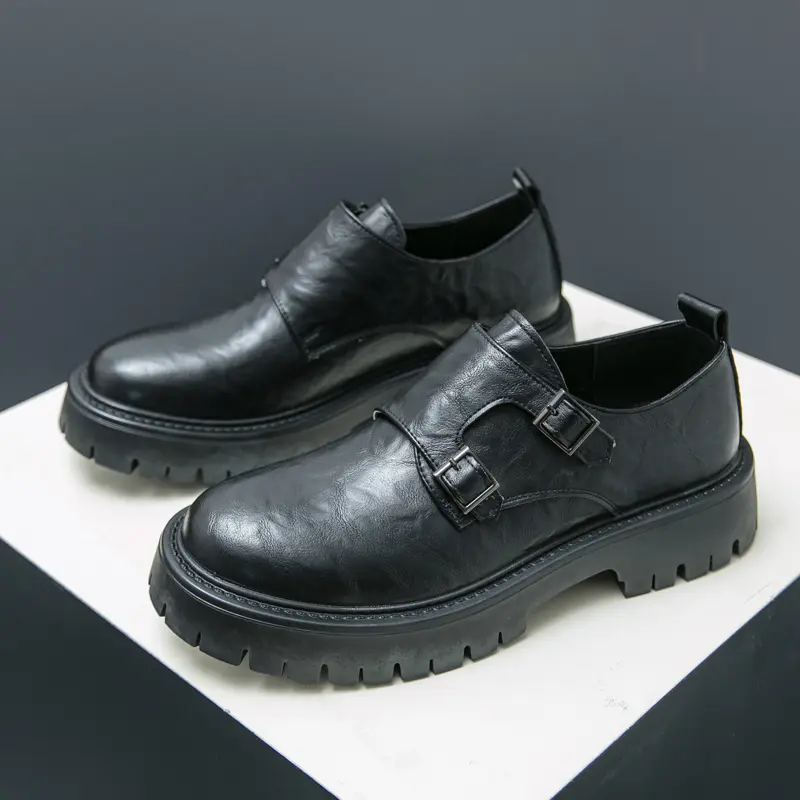 Men's Loafers Luxury Brand Leather Dress Shoes Breathable Slip-On Solid Formal Casual Shoes Handmade Designer Men Shoes Mocassin