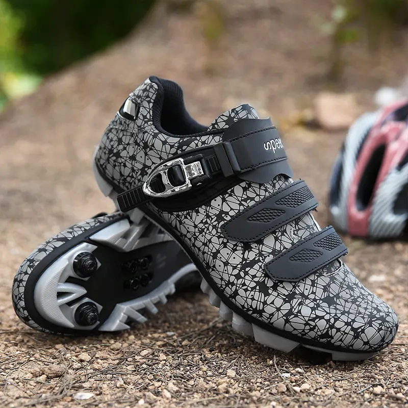 Cycling Sneaker Mtb with Cleats Men Carbon Sports Speed Bike Shoes Women Mountain Racing Flat SPD Road Cycling Footwear