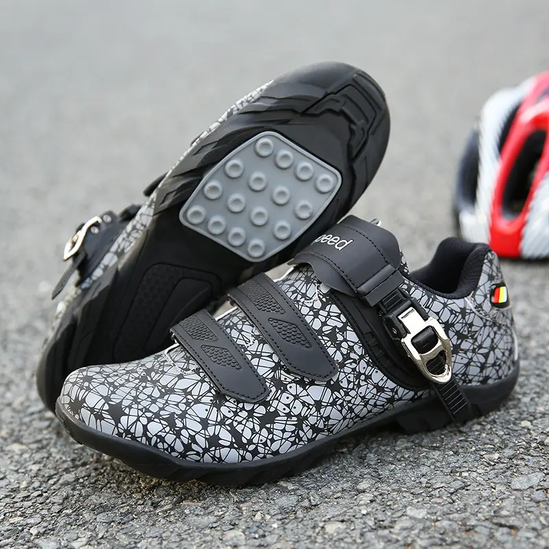 Cycling Sneaker Mtb with Cleats Men Carbon Sports Speed Bike Shoes Women Mountain Racing Flat SPD Road Cycling Footwear