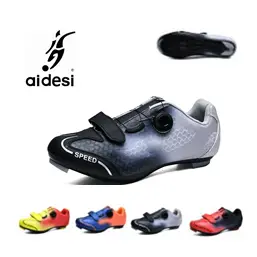 Cycling Sneaker Mtb with Cleats Men Carbon Sports Speed Bike Shoes Women Mountain Racing Flat SPD Road Cycling Footwear