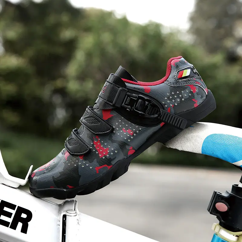 Cycling Sneaker Mtb with Cleats Men Carbon Sports Speed Bike Shoes Women Mountain Racing Flat SPD Road Cycling Footwear