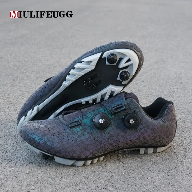 Cycling Sneaker Mtb with Cleats Men Carbon Sports Speed Bike Shoes Women Mountain Racing Flat SPD Road Cycling Footwear