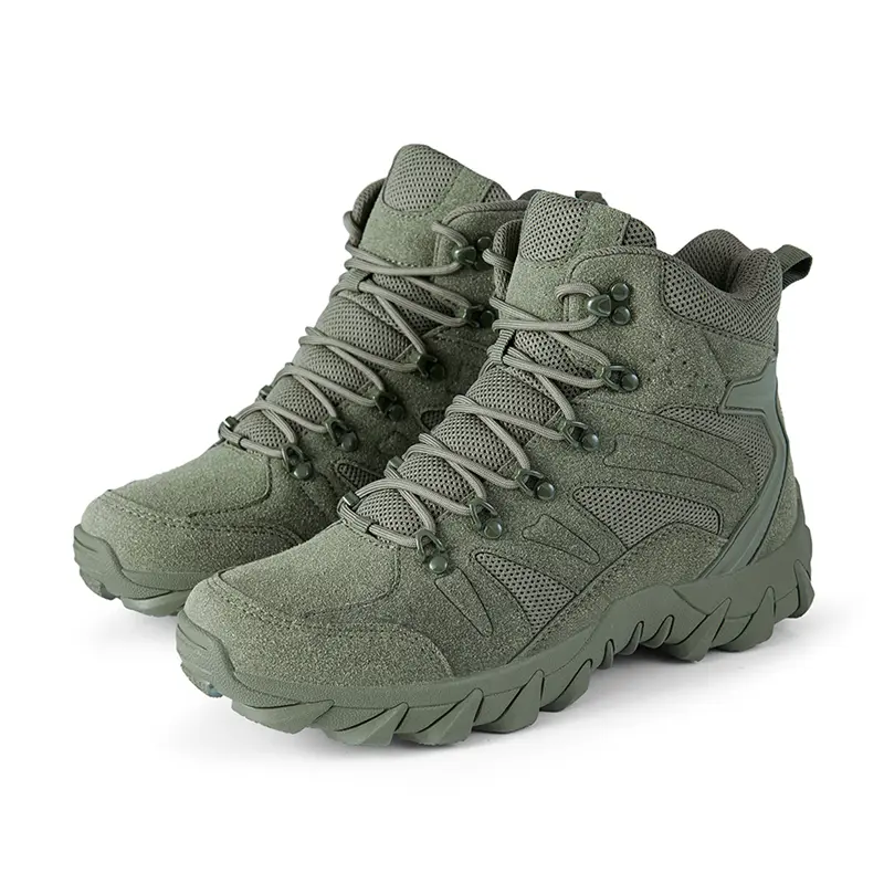 Outdoor Leather Mens Slip on Boots Platform Shoes Luxury Brand Men Winter Plush Snow Boots Fashion All-match Men Motocross Boots