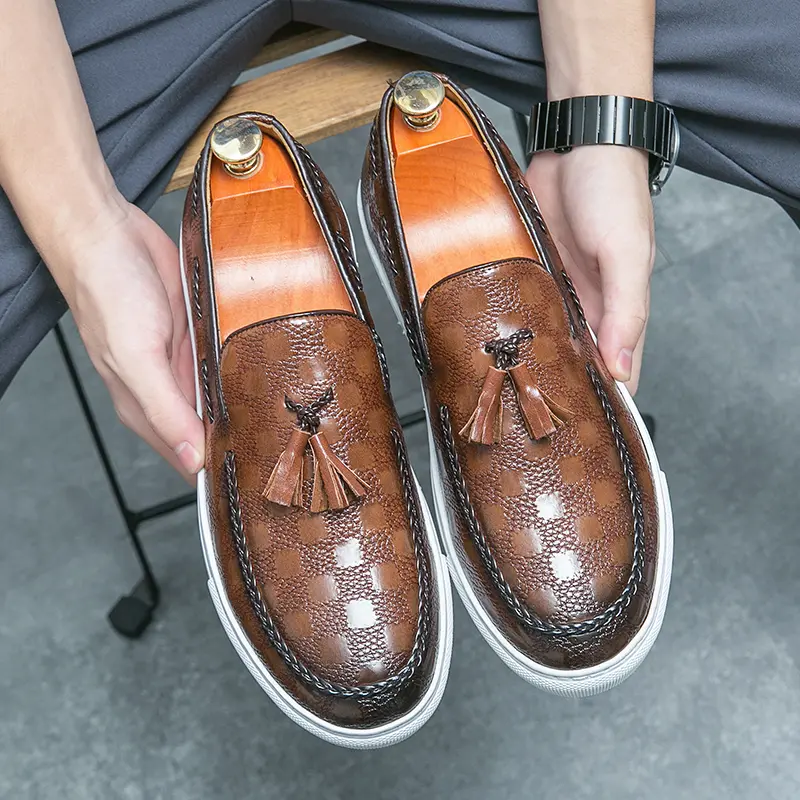 Leather Shoes Casual Business Shoes for Men Dress Tenis De Hombre Moccasins Mokasin Tenis Caballero Designer