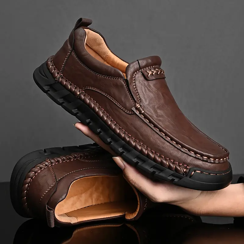 Leather Shoes Casual Business Shoes for Men Dress Tenis De Hombre Moccasins Mokasin Tenis Caballero Designer
