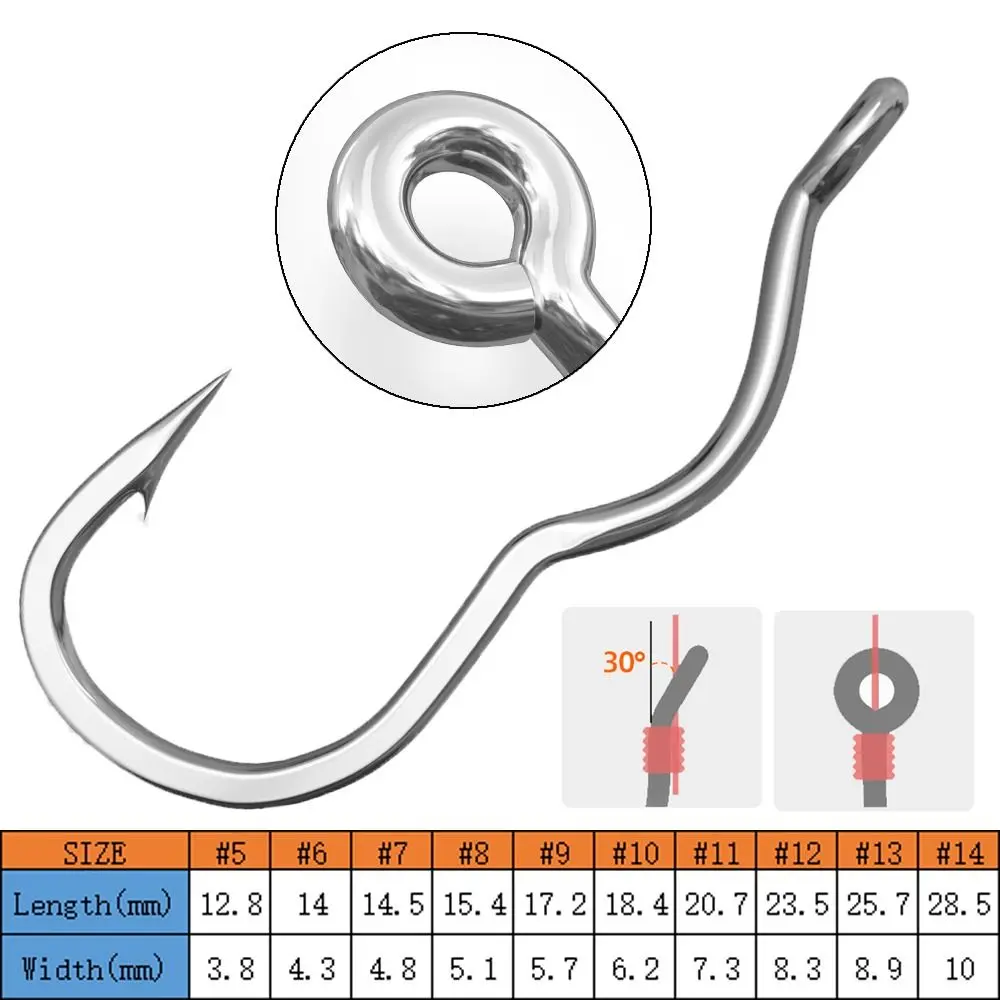 12Pcs/Pack Sharp Barbed Automatic Flip Fishhook High Carbon Steel Fishing Hook With Eye for Carp Fishing Accessories