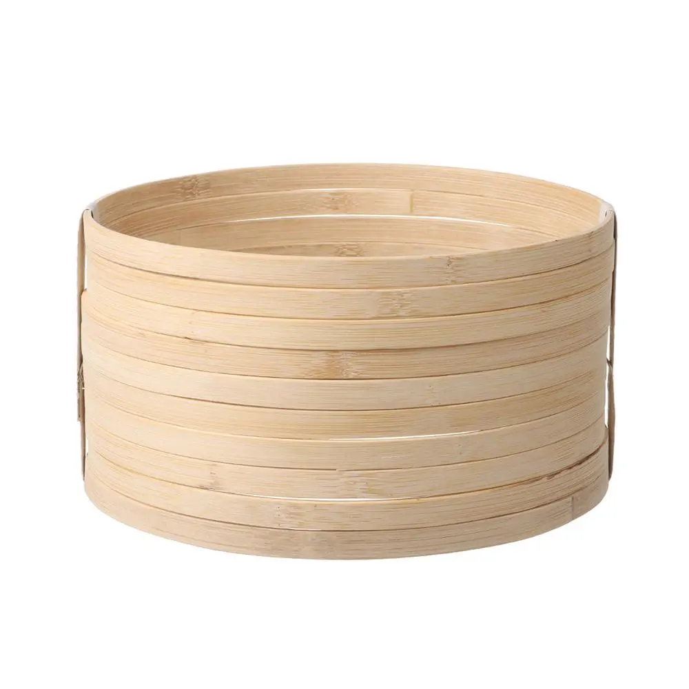 10Pcs Round Wooden Bamboo Hoop Dream Catcher Ring DIY Crafts Floral Hoop Tools