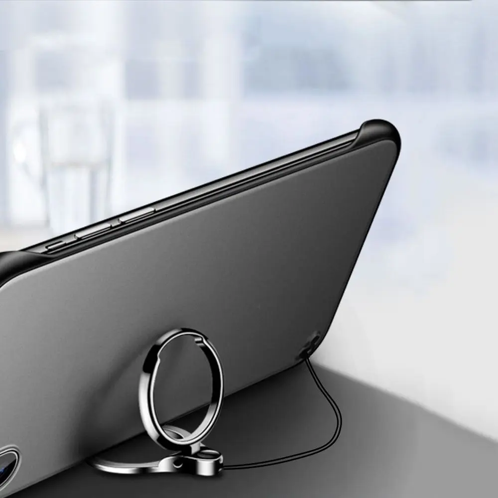 2 in 1 Mobile Holder Metal Stand and Ring Hang Rope 360 Degree Finger Ring Lanyard For Phone