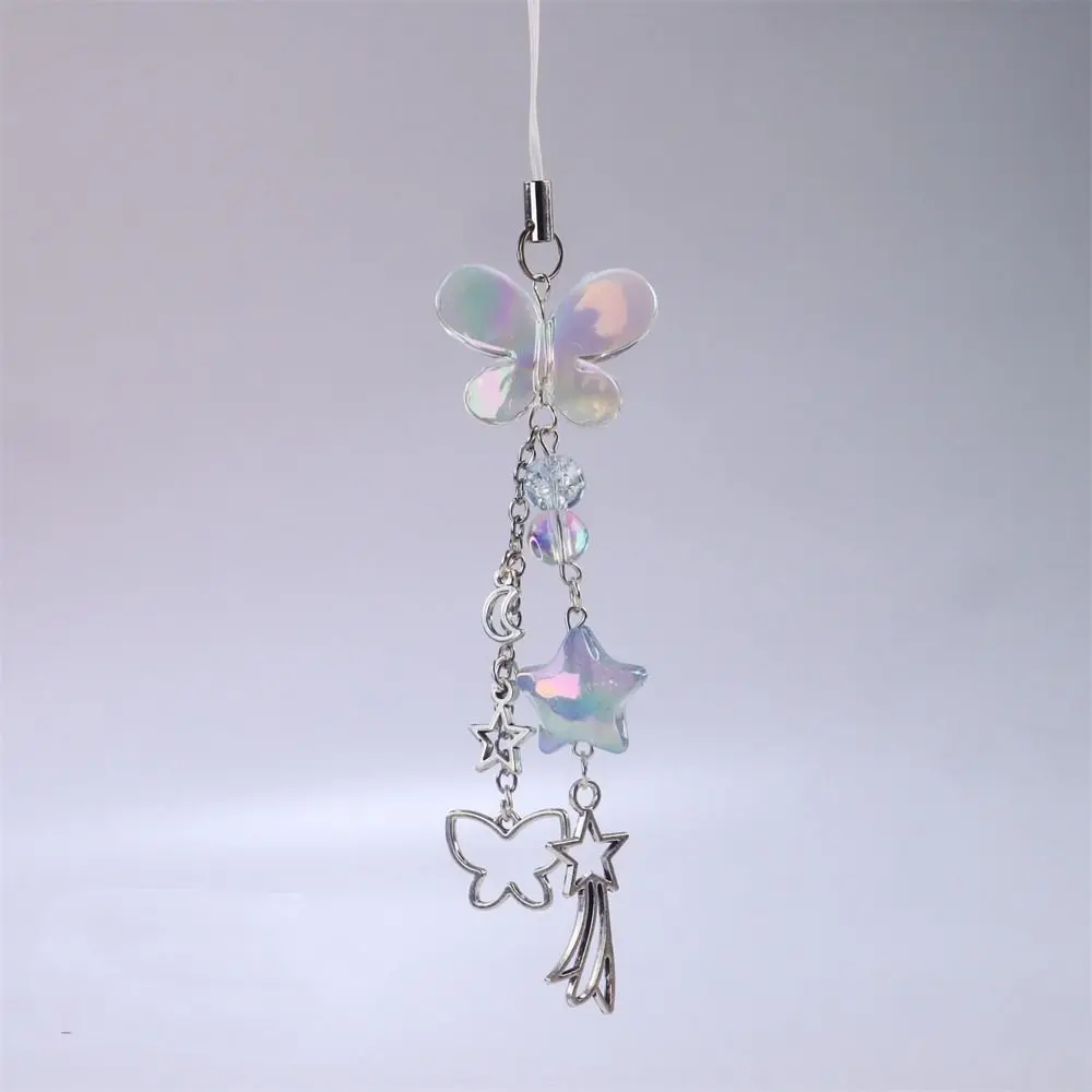 Butterfly Sweet Girl Phone Lanyard Phone Charms Y2K Phone Pendant Phonestraps Backpack Ornament Phone Chain