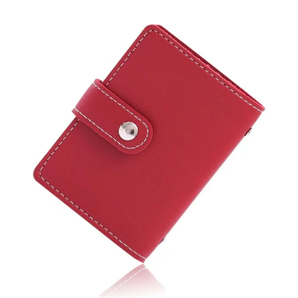 26 Card Slots PU Leather Pocket Bag Women Credit Card Wallet RFID Blocking Fashion Cute Cards Holder Wallet For Cards Cardholder