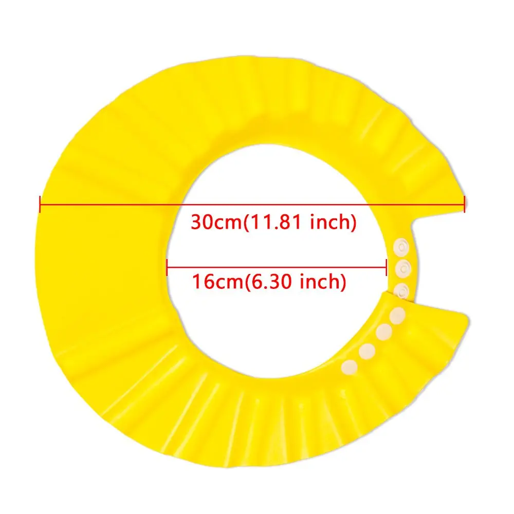 Adjustable Wash Hair Bath Shield Waterproof Ear Eye Protection Visor Baby Shower Caps Child Kids Shampoo Hat