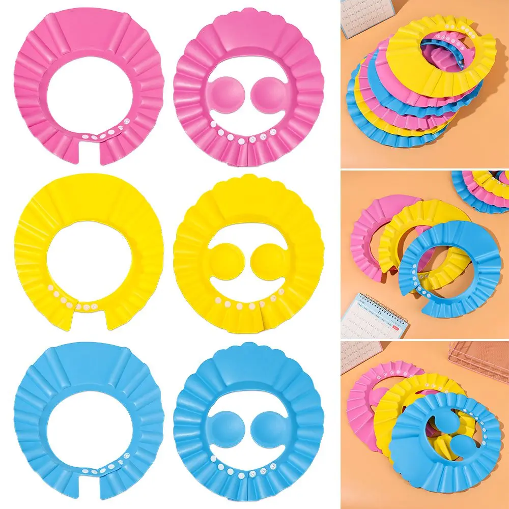 Adjustable Wash Hair Bath Shield Waterproof Ear Eye Protection Visor Baby Shower Caps Child Kids Shampoo Hat