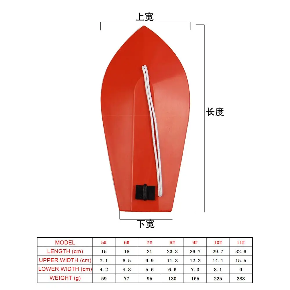 K-Type ABS Adjustable Weight Deep Artificial Bait Diver Plate Plan Diving Board Fishing Trolling Tool