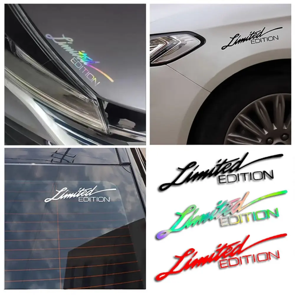 Window Sticker Car 3D LIMITED EDITION Creative Vinyl Sticker Decoration Reflective Laser Decal For Car Accessories