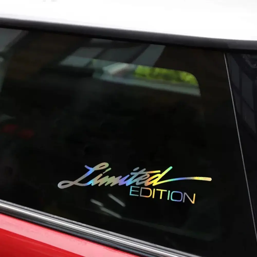 Window Sticker Car 3D LIMITED EDITION Creative Vinyl Sticker Decoration Reflective Laser Decal For Car Accessories