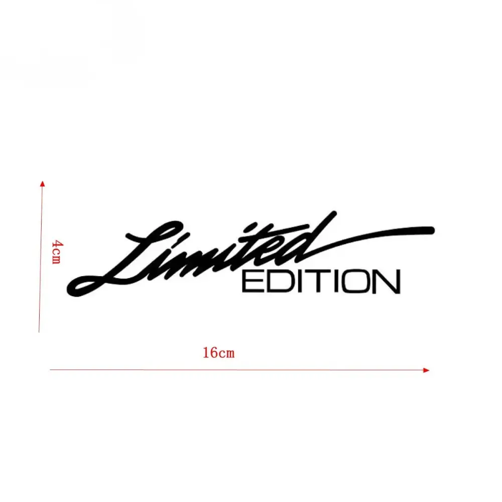Window Sticker Car 3D LIMITED EDITION Creative Vinyl Sticker Decoration Reflective Laser Decal For Car Accessories