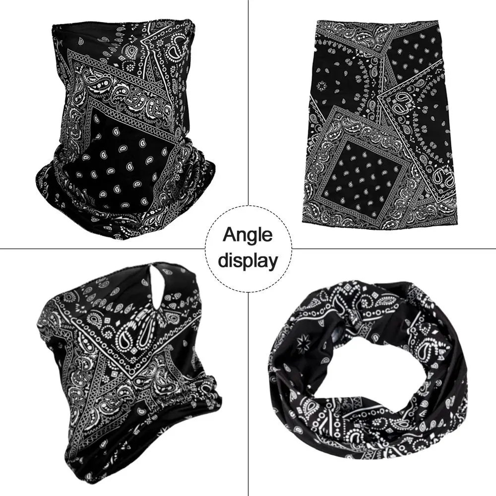 Riding Hiking Sports Face Mask Cover Cool Scarf Men Women Summer lce Silk Breathable Bandana Cycling Running Scarf