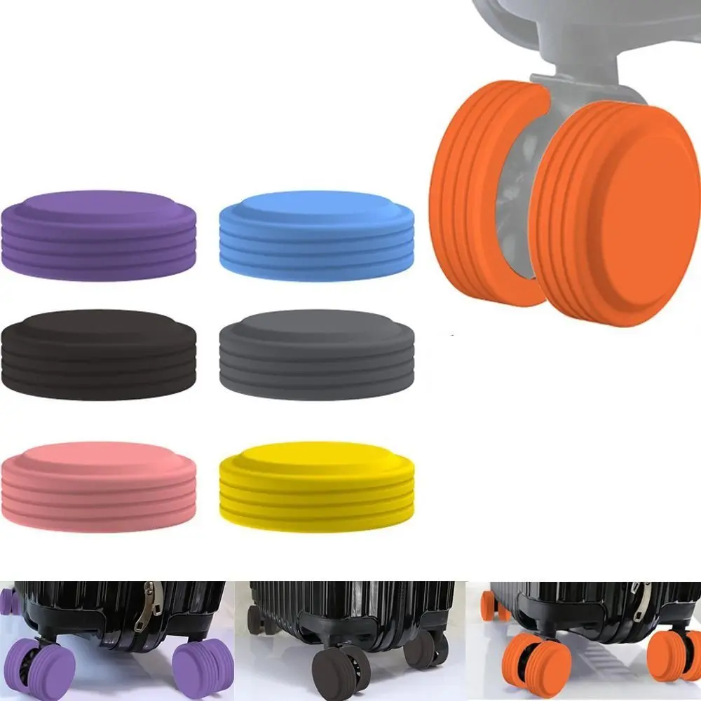 8Pcs Luggage Wheels Protector Rings Wheels Cover For Most Luggage Reduce Noise For Travel Luggage Accessories