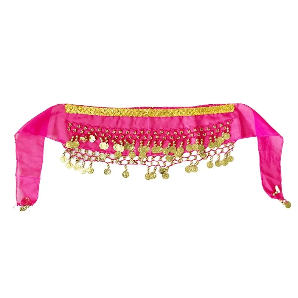 For Kids Dacning Waist Belt Chain Metal Coins Child Waist Chain Hip Scarf Child Belly Dance Indian Dance Belt