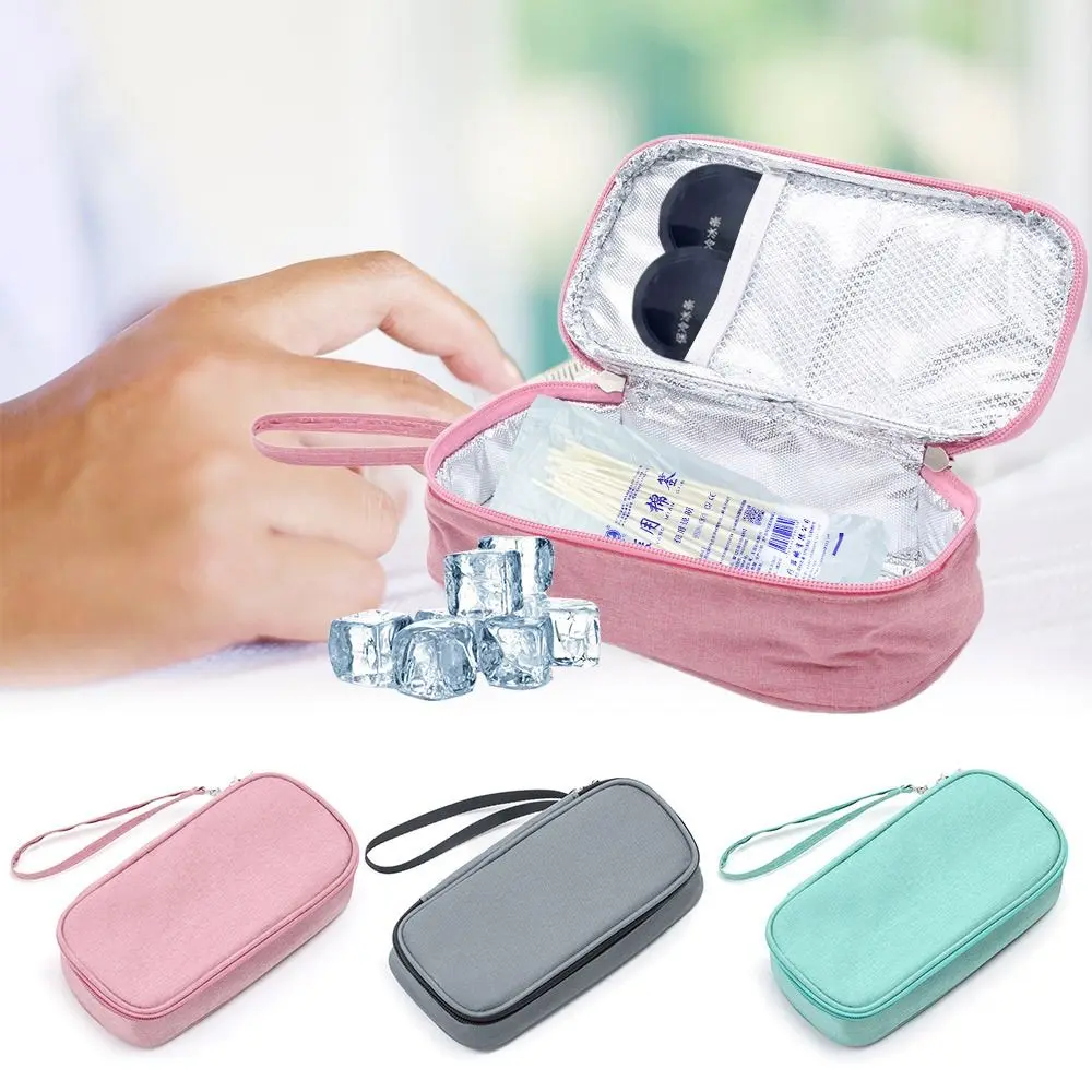 Diabetic Insulin Cooling Bag Diabetic Pocket Carry-on Protector Pill Refrigerated Ice Pack Drug Freezer for Medicla Cooler